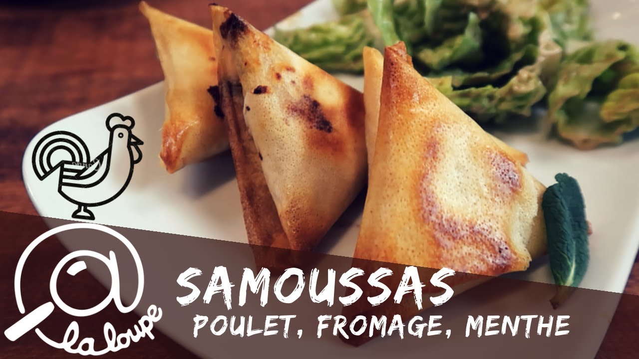 SAMOUSSAS POULET FROMAGE FRAIS MENTHE #85