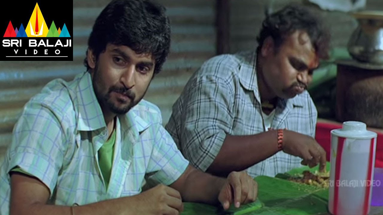 Bheemili Kabaddi Jattu Movie Dhanraj Eating Parota Scene | Nani, Saranya Mohan | Sri Balaji Video
