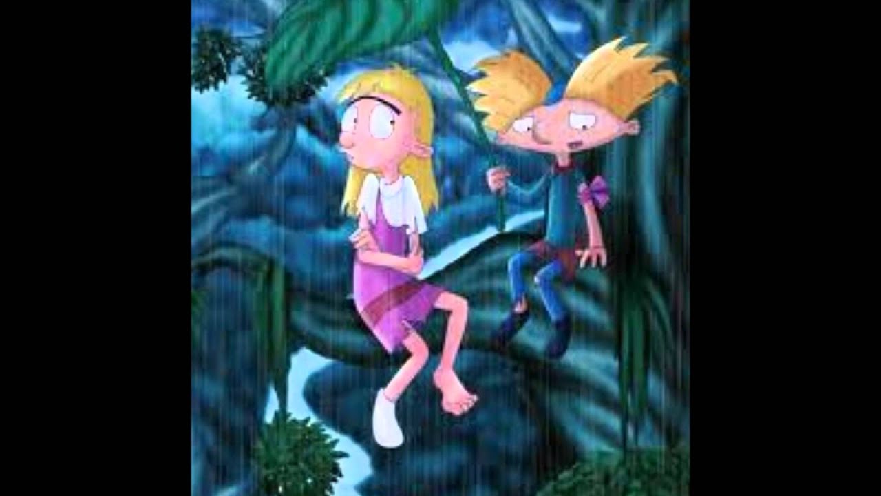 momentos de amor Arnold y Helga
