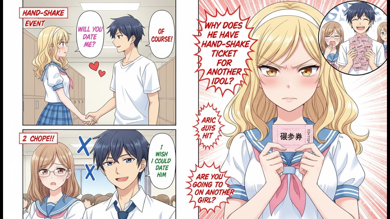 [Manga Dub] I Promised to Date My Favorite Idol at a Handshake Event… But  | RomCom
