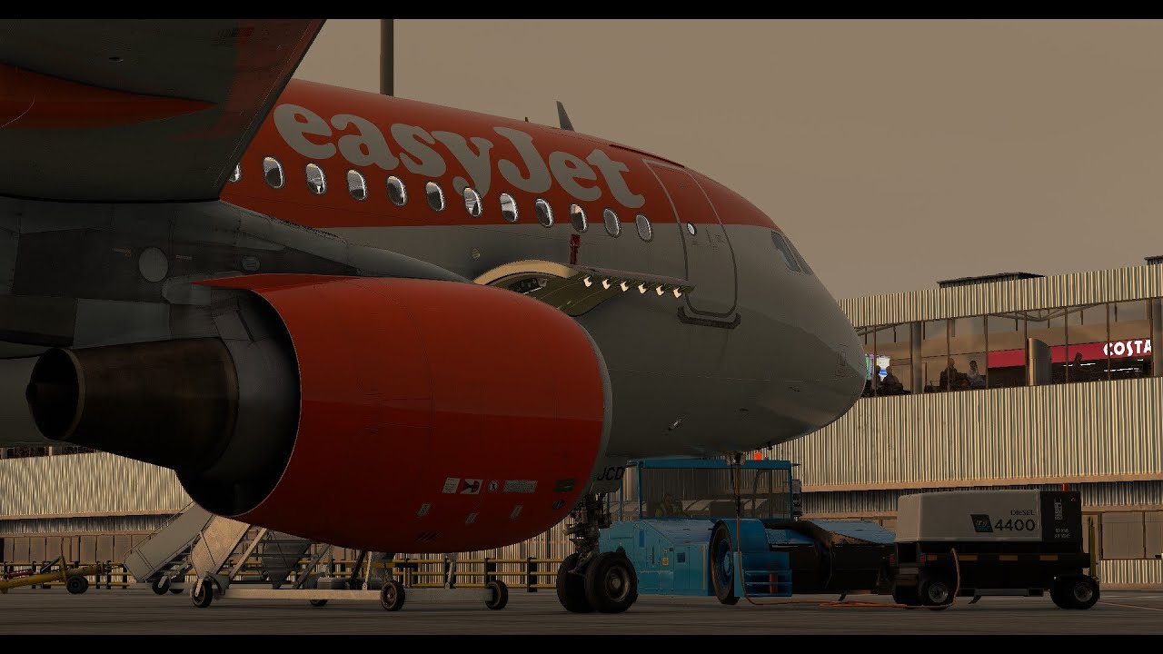 Edinburgh EGPH /  01:30 Duration London Gatwick EGKK G-EJCD - A320Aircraft