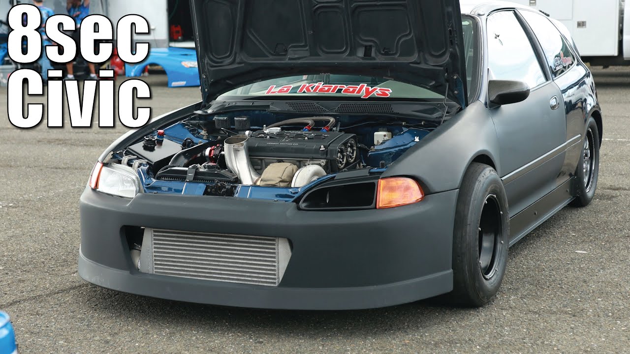 1000HP Civic Serie B de 8 segundos | DIPR Vlogs