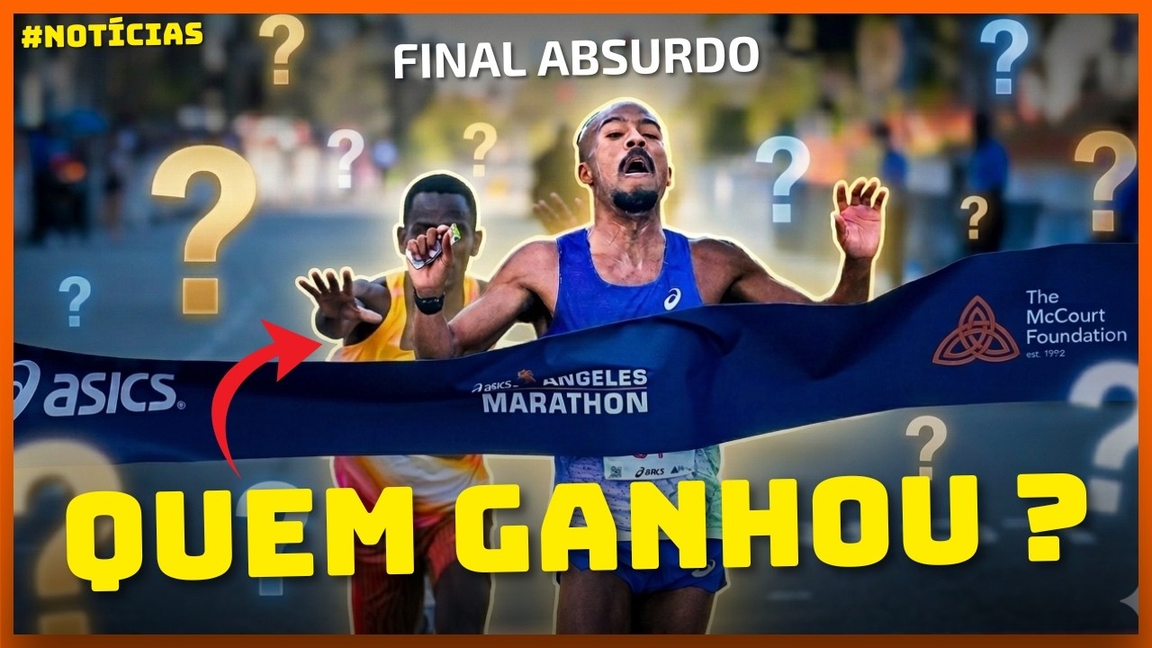 QUEM GANHOU? Chegada INSANA na Maratona de Los Angeles, e KIPCHOGE anuncia sua próxima MARATONA