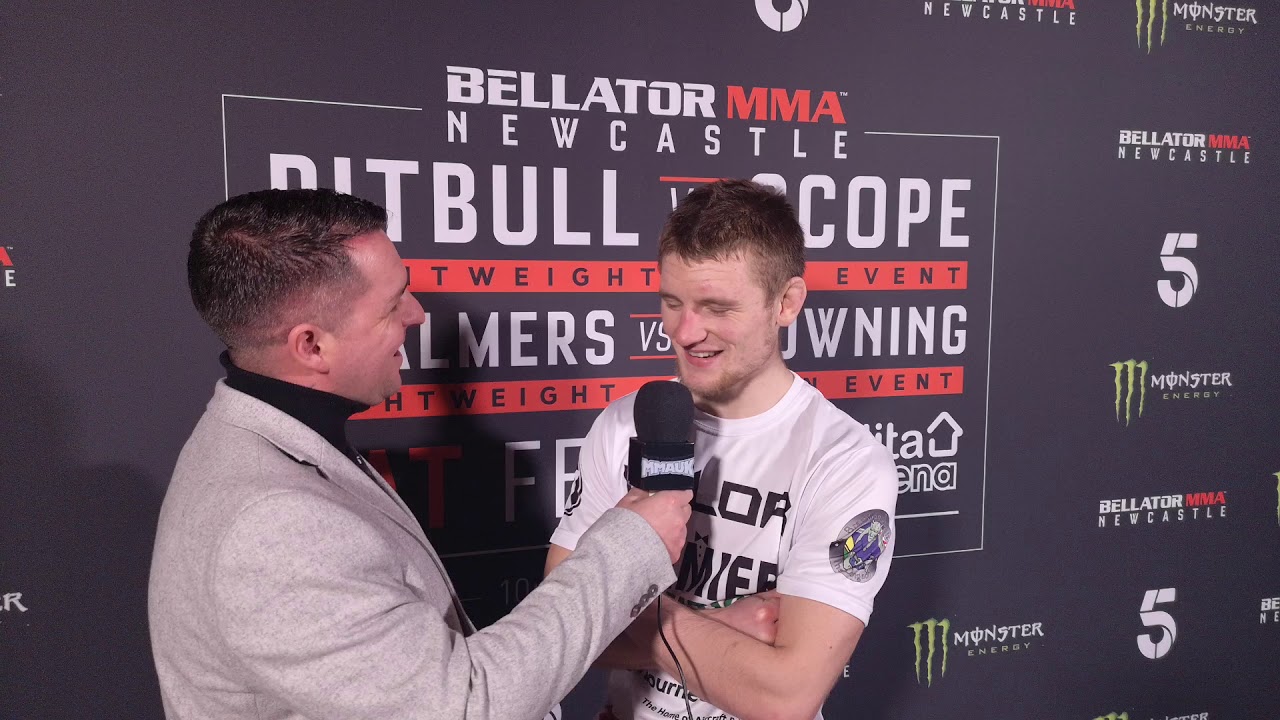 Post fight interview with Luke Westwood at Bellator Newcastle