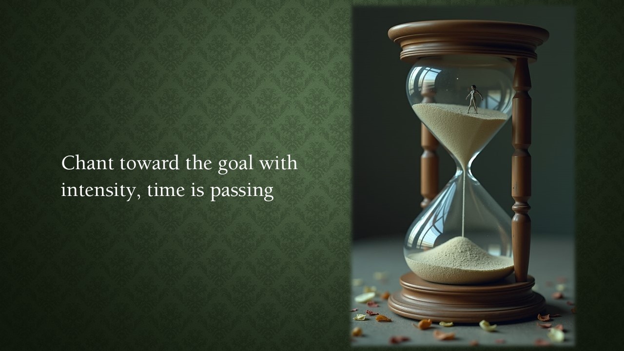 Japa meditation - chanting toward the goal with humility