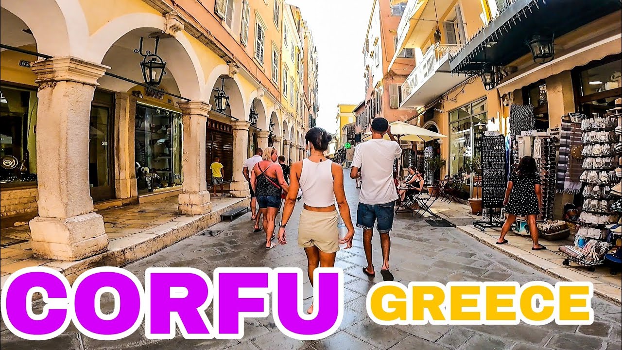 CORFU OLD TOWN VIRTUAL WALK - GREECE