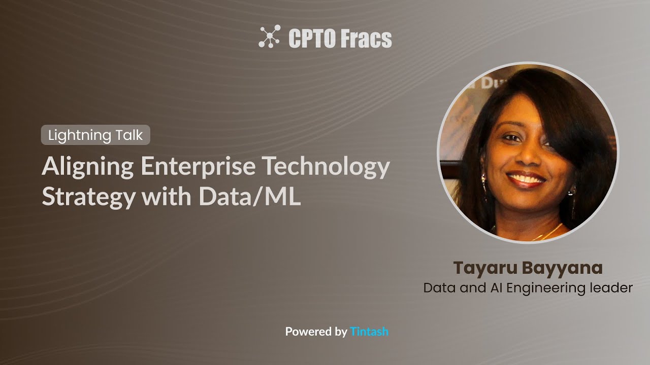 Aligning Enterprise Technology Strategy with Data/ML
