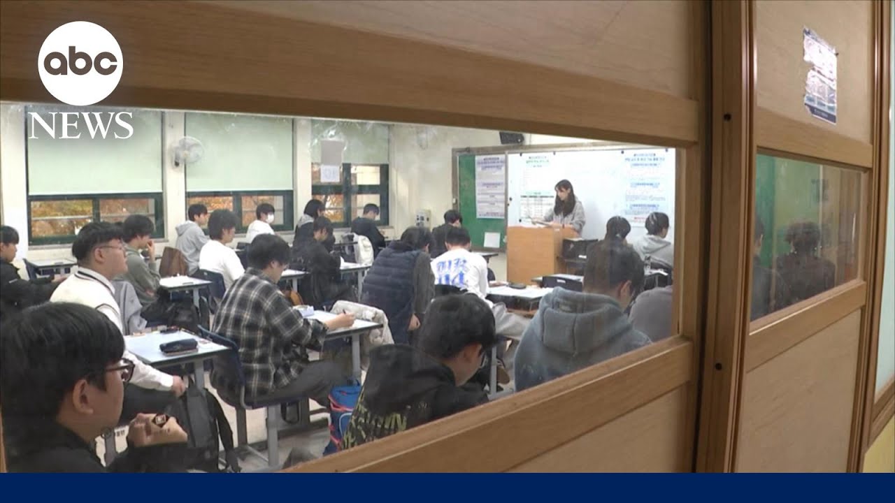 South Korea at standstill as 500K students take SAT tests