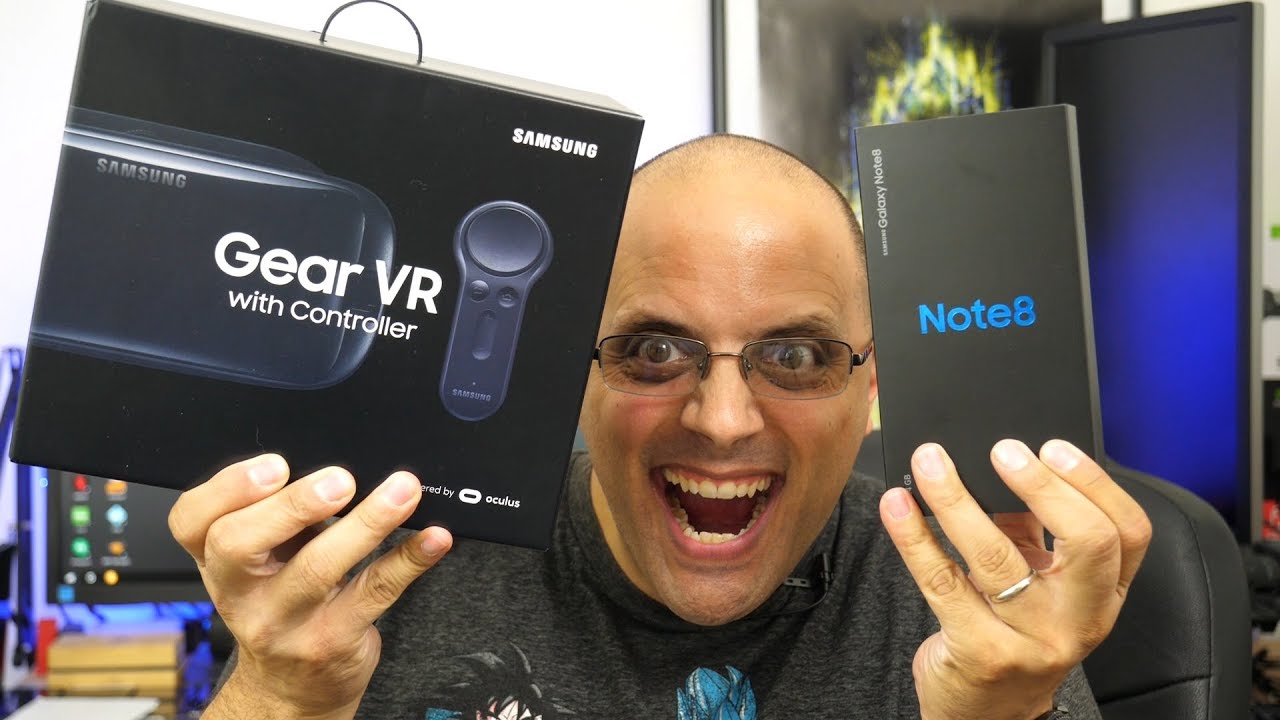 T-mobile Samsung Galaxy Note 8 & Gear VR 2017 Unboxing & Initial Impressions (video & audio samples)