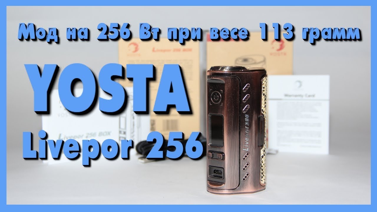 Обзор бокс мода YOSTA Livepor 256