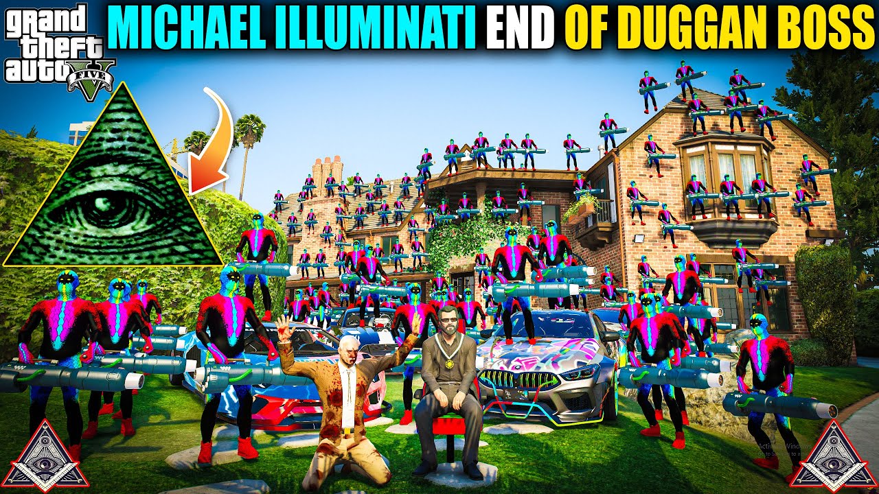 🔺GTA 5 : MICHAEL THE INDIAN MAFIA ILLUMINATI END OF DUGGAN BOSS UNDERWATER MAFIA 🔥