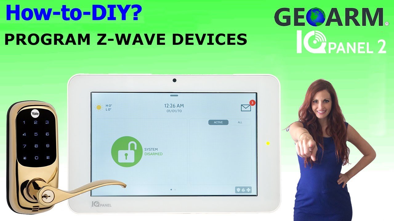 Qolsys IQ Panel 2: Installing Z-Wave Devices
