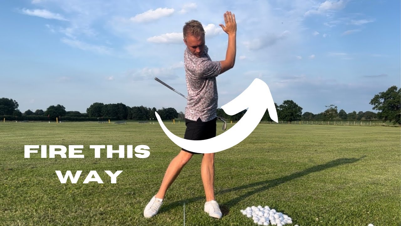 How to FIRE your HIPS properly in the downswing #golf #subscribe #hitthebell