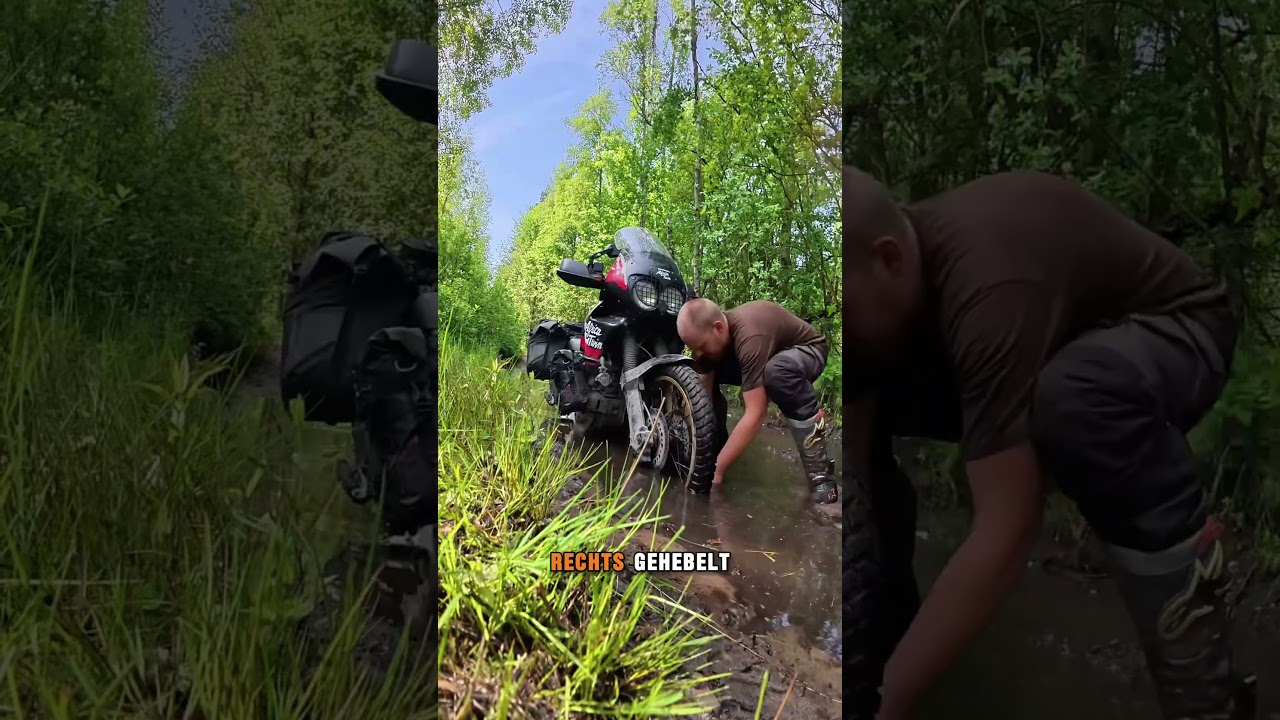 Abwarten und Tee trinken 😅 #motorradfahren#motorradreisen#motorradabenteuer#africatwin#bikelife