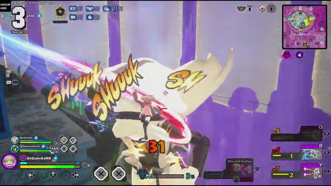 Gameplay with Himiko toga in ULTRA RUMBLE