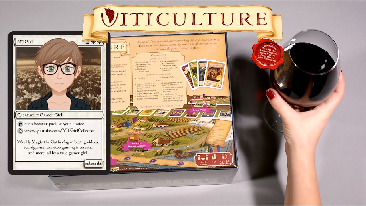 MTGirl: VITICULTURE Essential Edition Unboxing