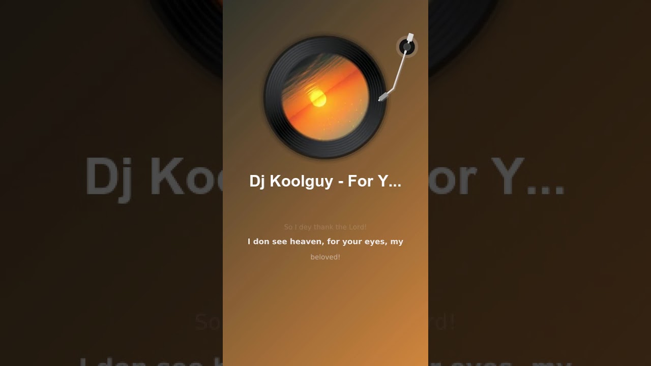 Dj Koolguy - For Your Eyes (Official Audio)