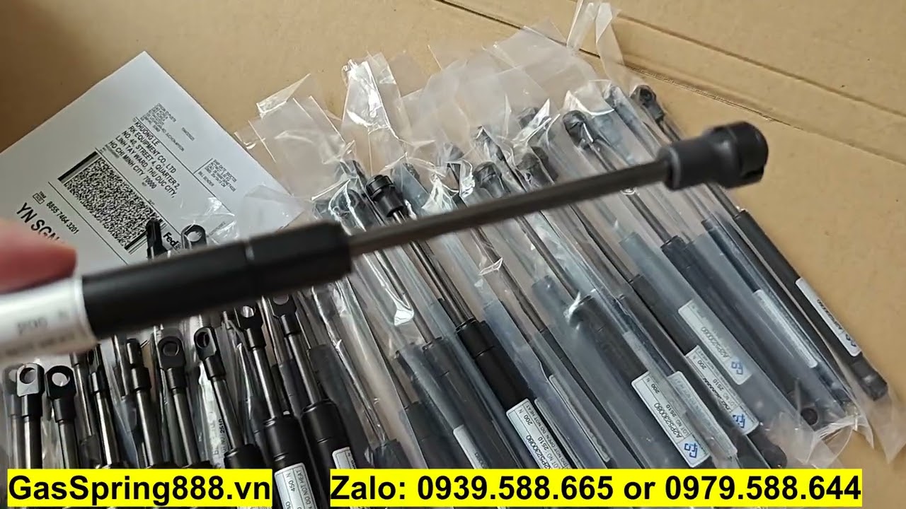 [Review] Gas spring GS Lò xo khí nâng hạ cửa công nghiệp 45kg 20kg Made in KOREA