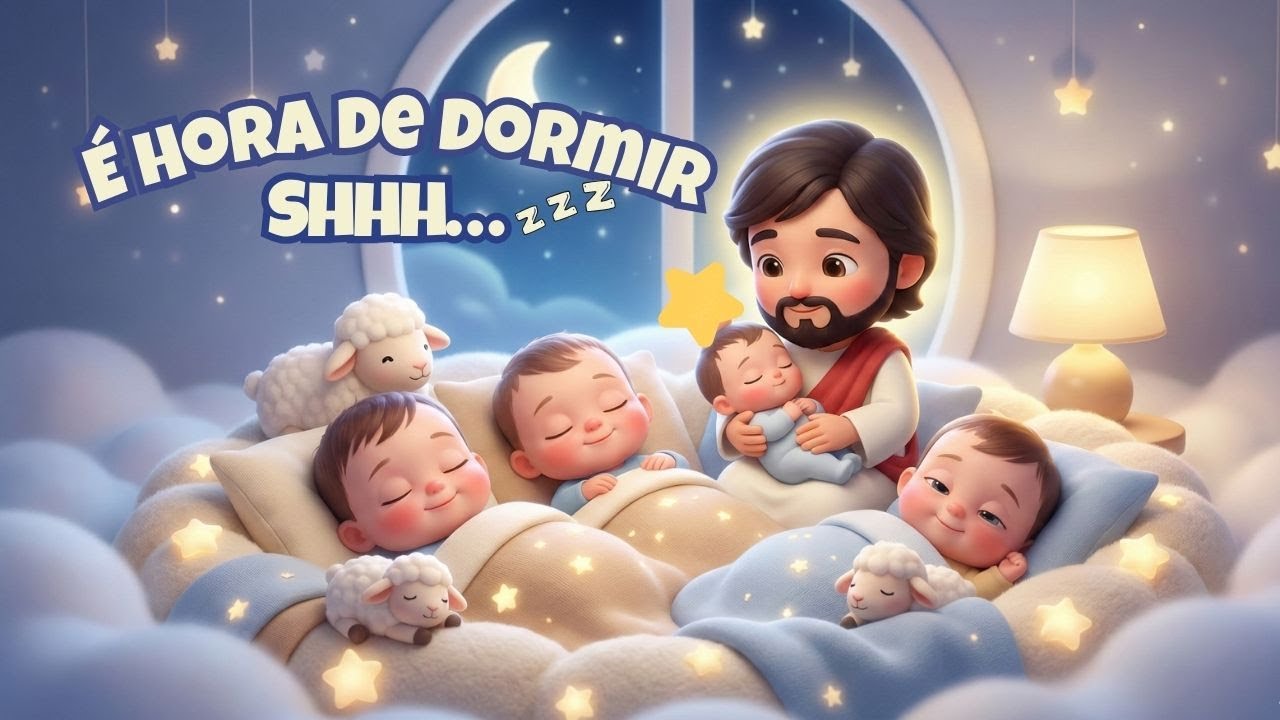 Canção de Ninar 🌙 Shhh… É Hora do Soninho | Bebês Calmos e Relaxados