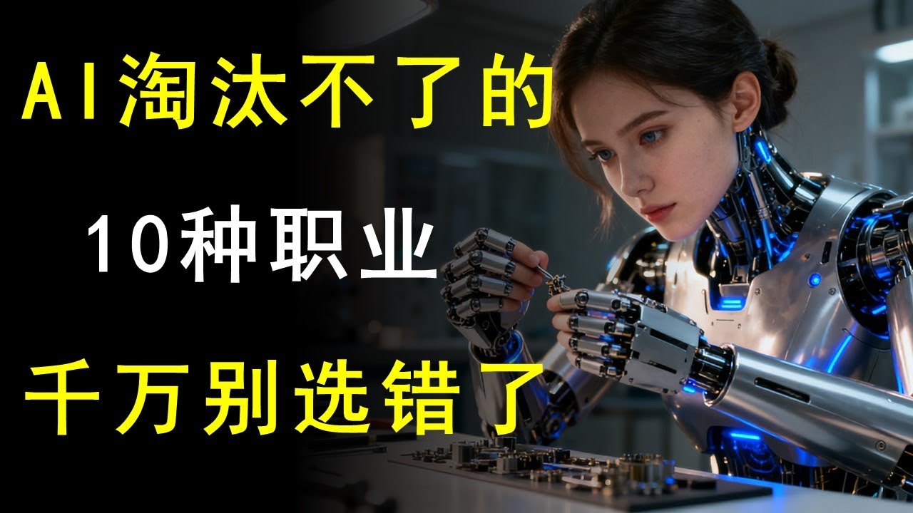 未来10年，不会被AI取代，反而越来越值钱的10种职业！