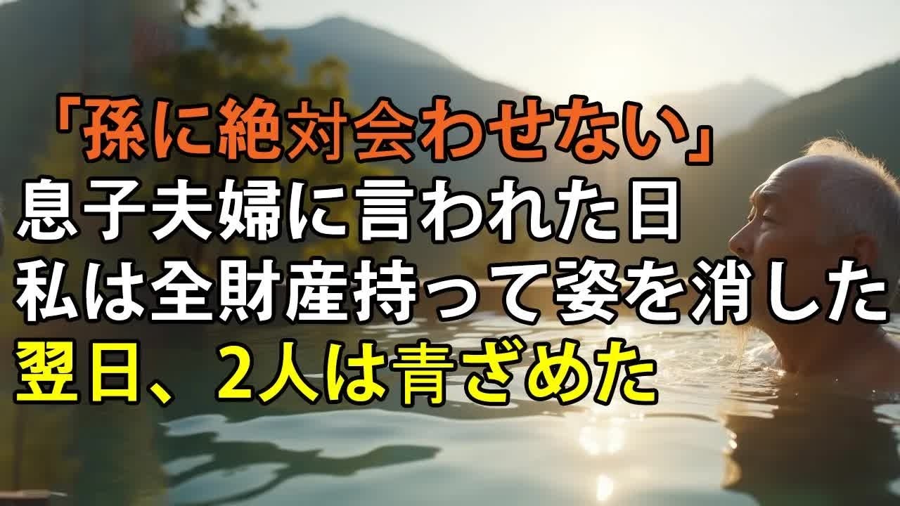 「孫には絶対会わせない」出産直後、絶縁宣言し義実家へ消えた息子夫婦。その夜、私は”微笑み”2 億円の財産を持って姿を消しました【シニアライフ】【60代以上の方へ】