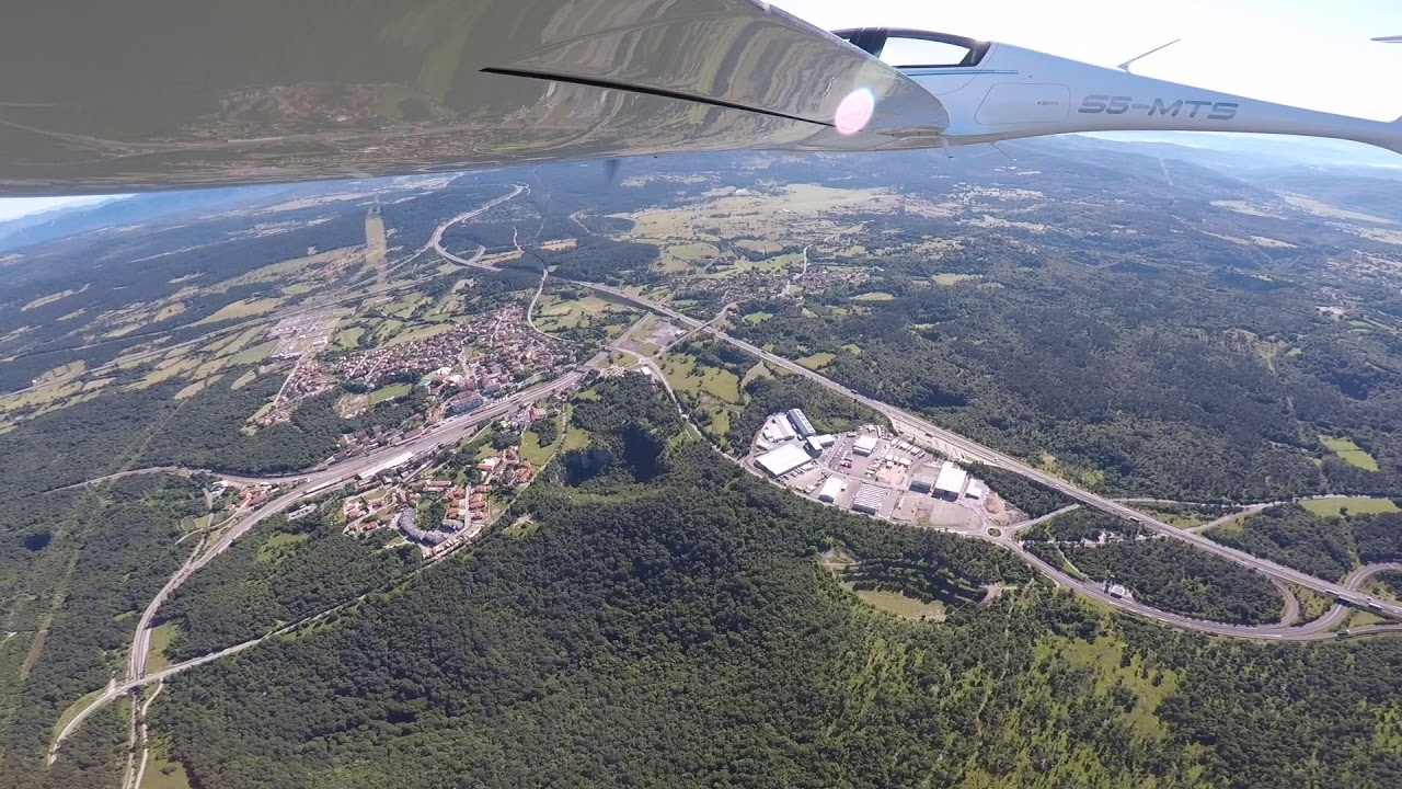 Pipistrel Panthera flight From Portoroz LJPZ to Pipistrel factory LJAJ