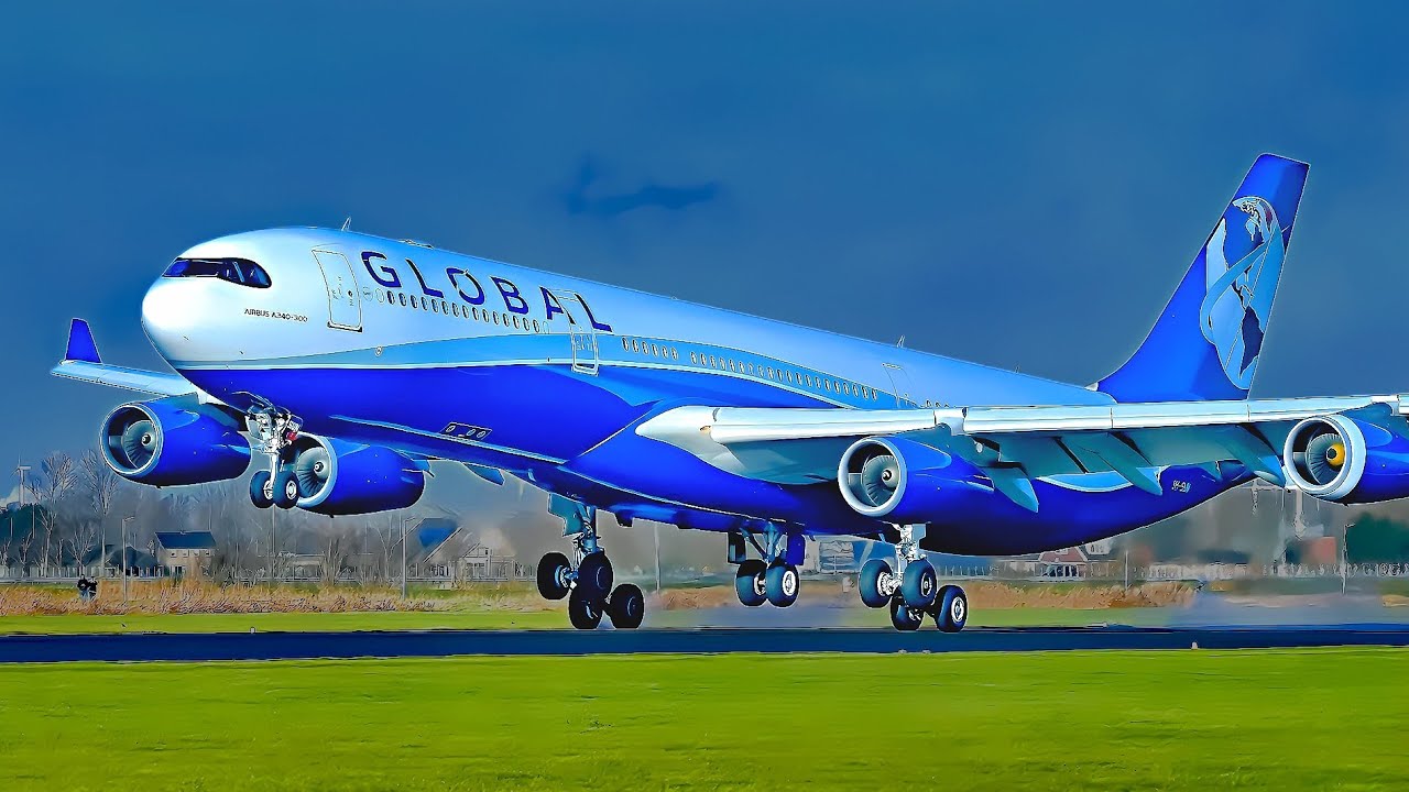 [4K] 31 EPIC Airplane Landings & Takeoff's 🇳🇱 | Amsterdam Airport Spotting | AMS/EHAM