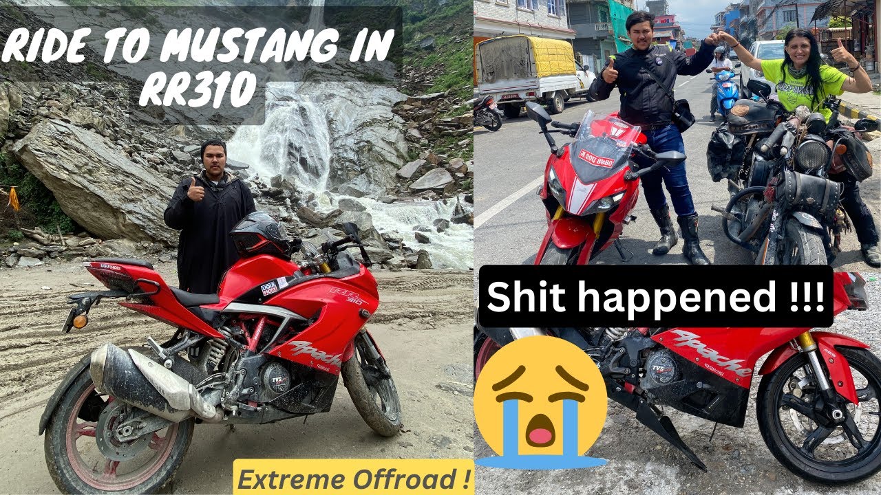 Finally Afno Dream Bike ma Mustang Pugiyo😍 | Bike Damaged 🥲| Wild Offroad | On Apache RR310| Ep-1