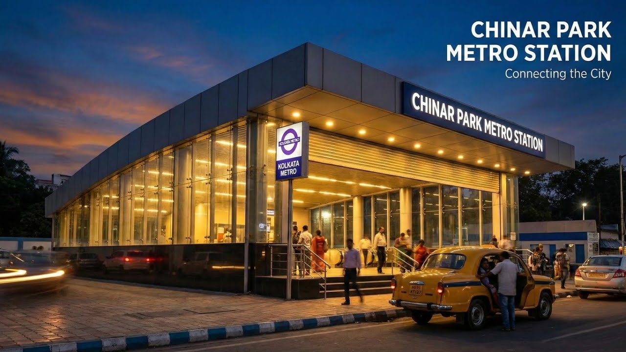 In-depth Details Of Chinar Park Metro Station Construction| Kolkata Metro Orange Line