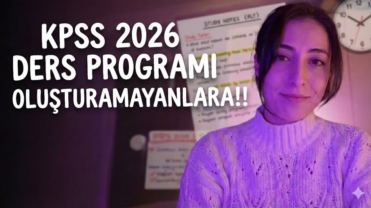 KPSS Çalışma Programımı Yapay Zeka ile Böyle Hazırlıyorum! | Verimli Çalışma Rehberi