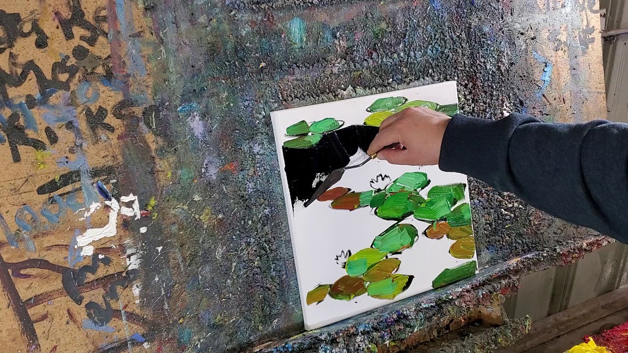 Waterlilies Oil Painting