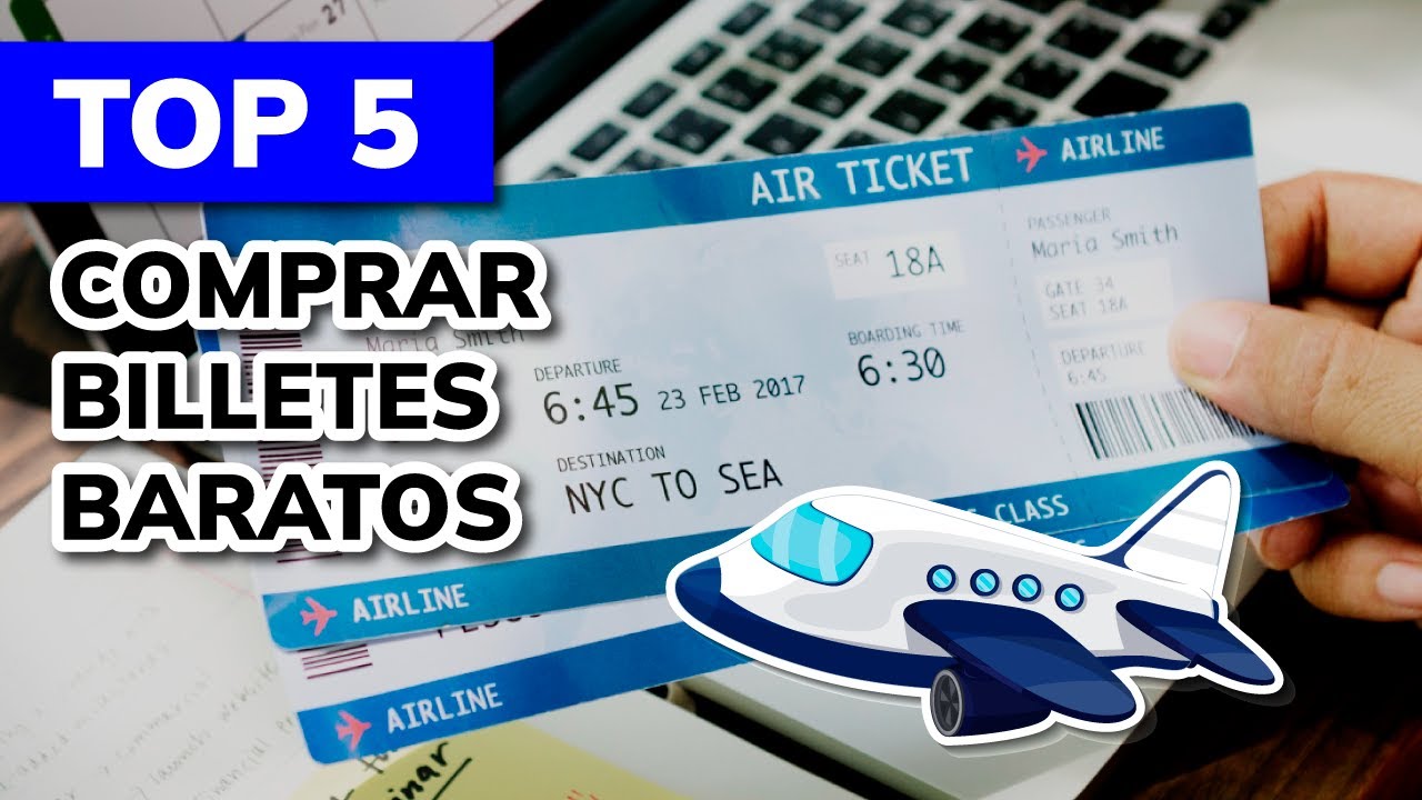 🥇 TOP 5 mejores P&Aacute;GINAS para COMPRAR BILLETES DE AVI&Oacute;N BARATOS
