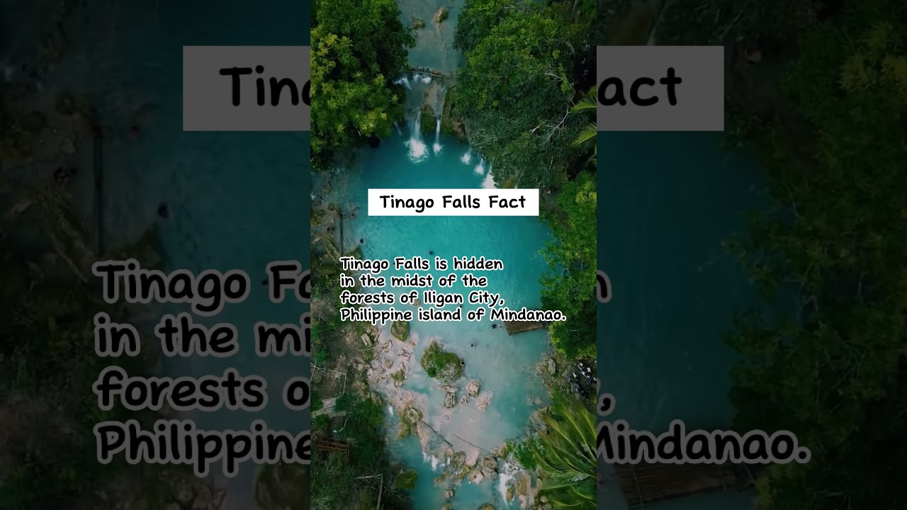 Tinago Falls is Hidden Beauty of Philippines #shorts