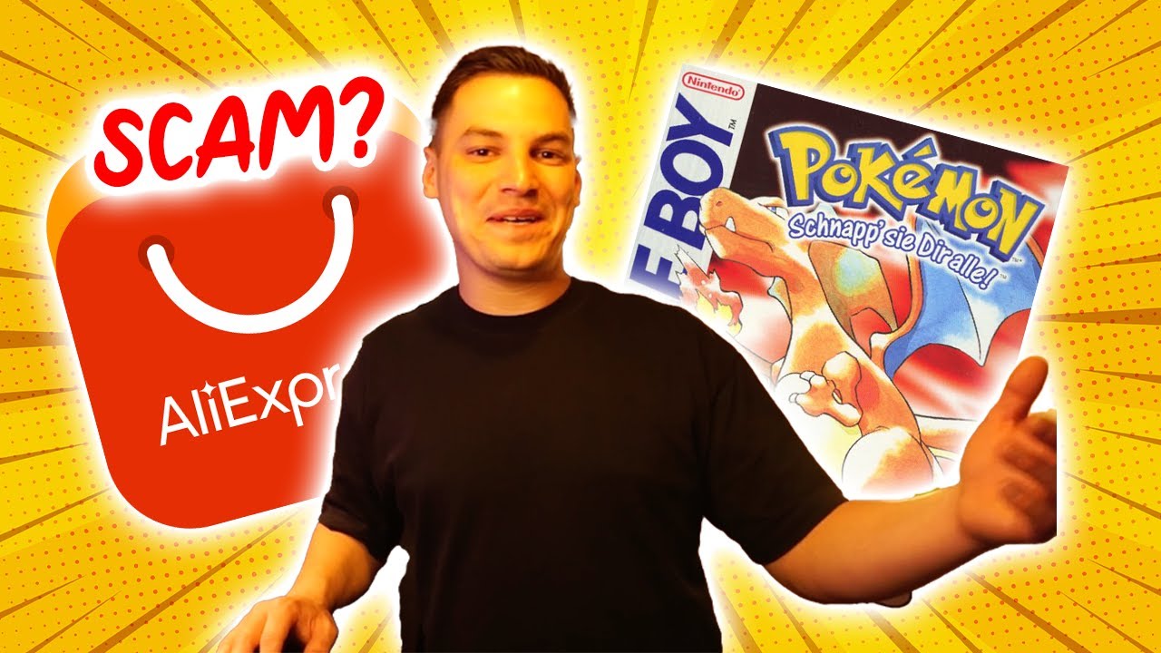 Ich habe Pokémon ROTE EDITION auf AliExpress bestellt 📦 - Erwartung vs Realität 🤔