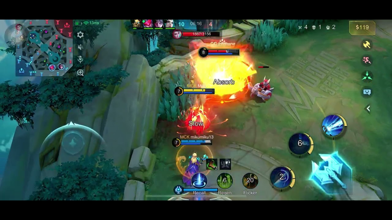 Enemy was to much pissed off with Layla which ended up by manaic in mythic level 