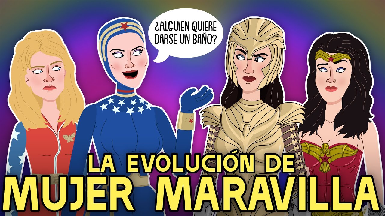 La Evolución de Mujer Maravilla (Animada)