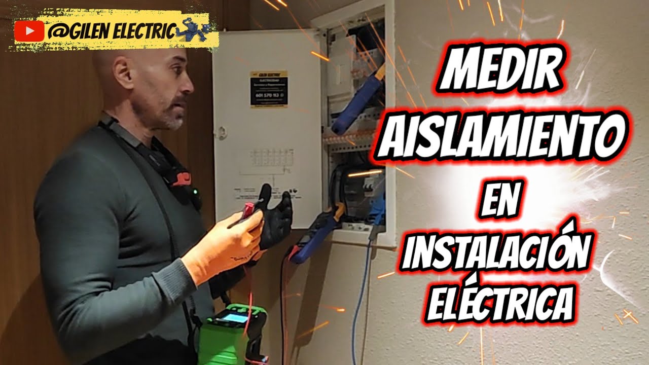 Medir aislamiento en instalación eléctrica. Cómo megar y comprobar líneas 🕵️