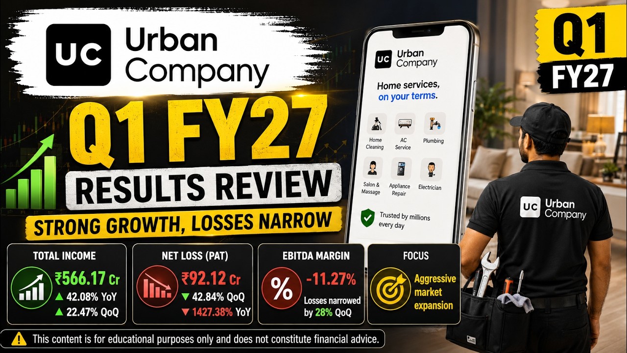 Результаты Urban Company за 1-й квартал 2027 финансового года: рост на 42%, шокирующие убытки!