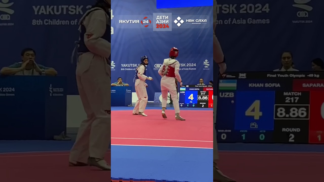 &laquo;Азия оҕолоро-2024&raquo;: Тхеквондо. Кыргыттар. 49 киилэ