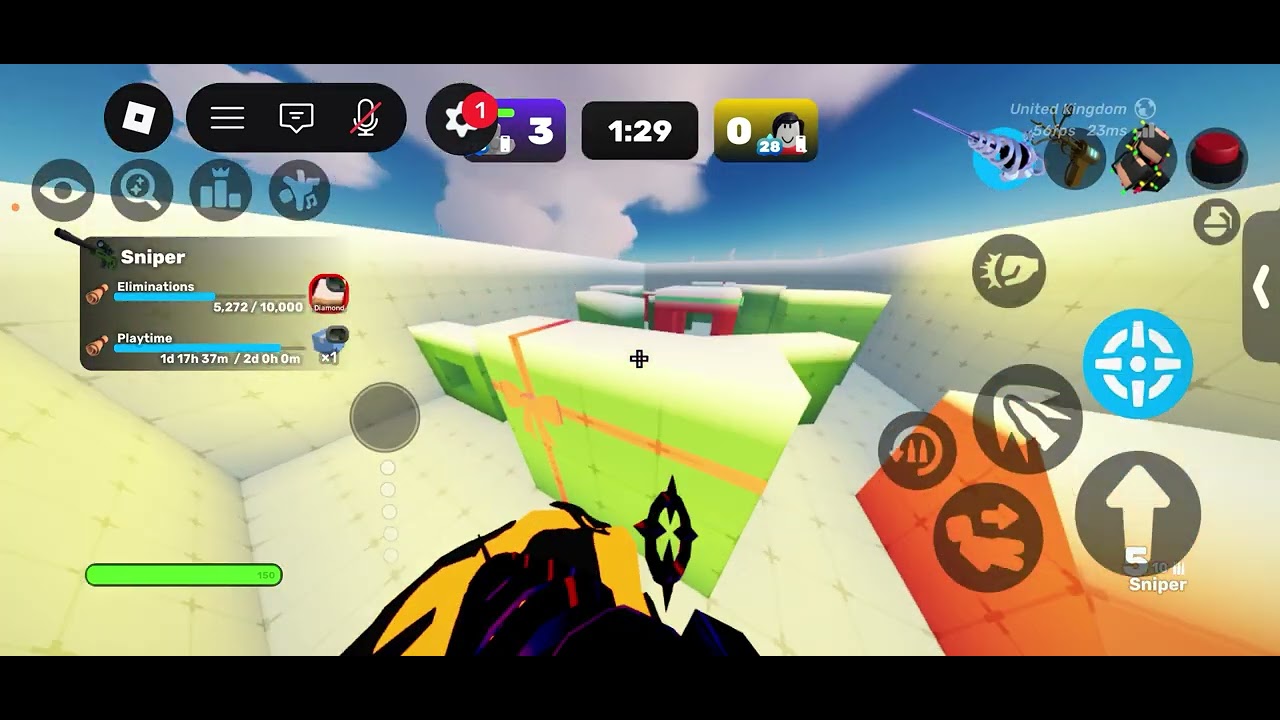 1v1  whit my friend
