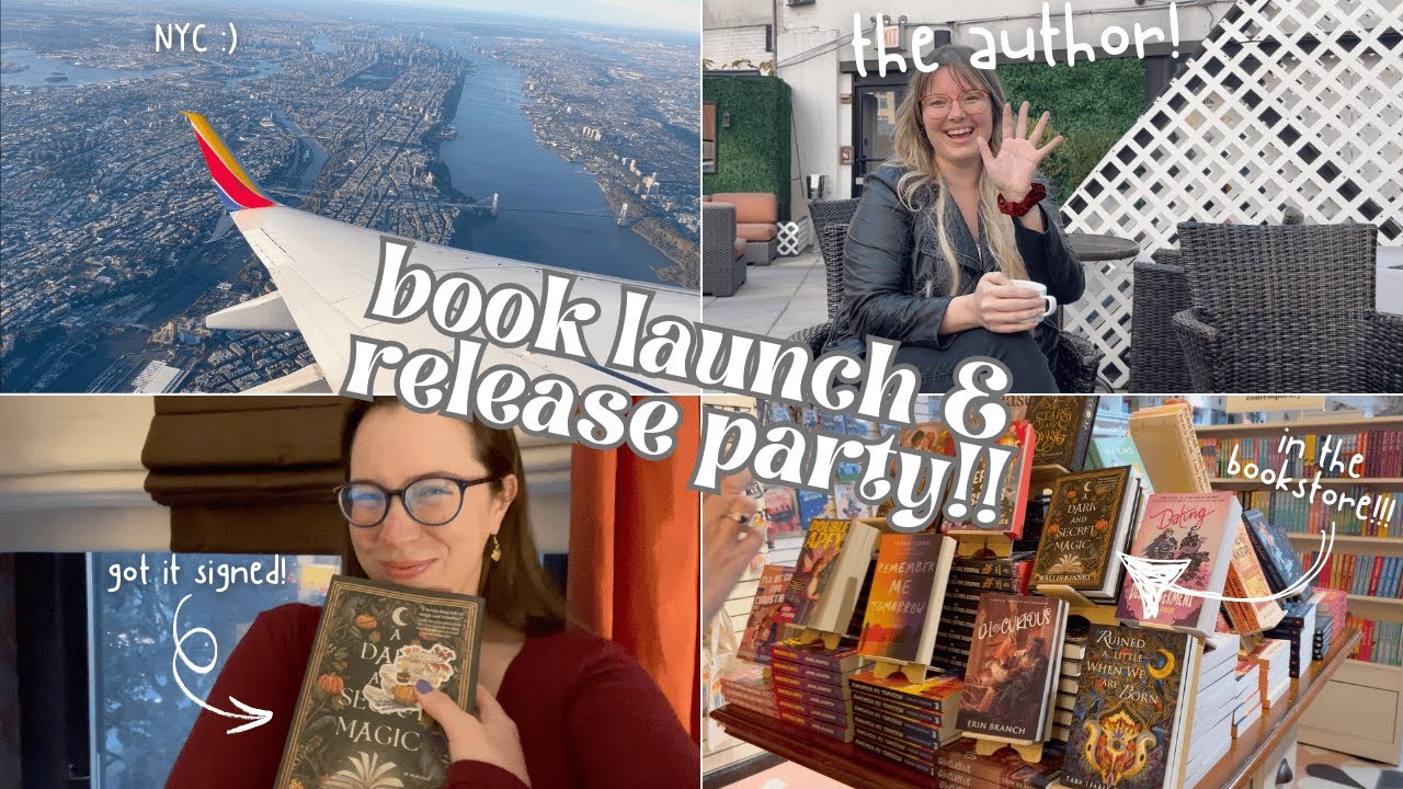 going to my first NYC book launch & release party for A DARK AND SECRET MAGIC by @Wallisimo ✨🎃
