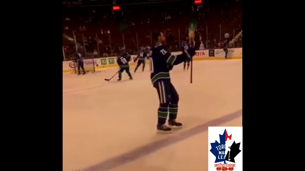 Vancouver Canucks - pregame warmup - September 19, 2018