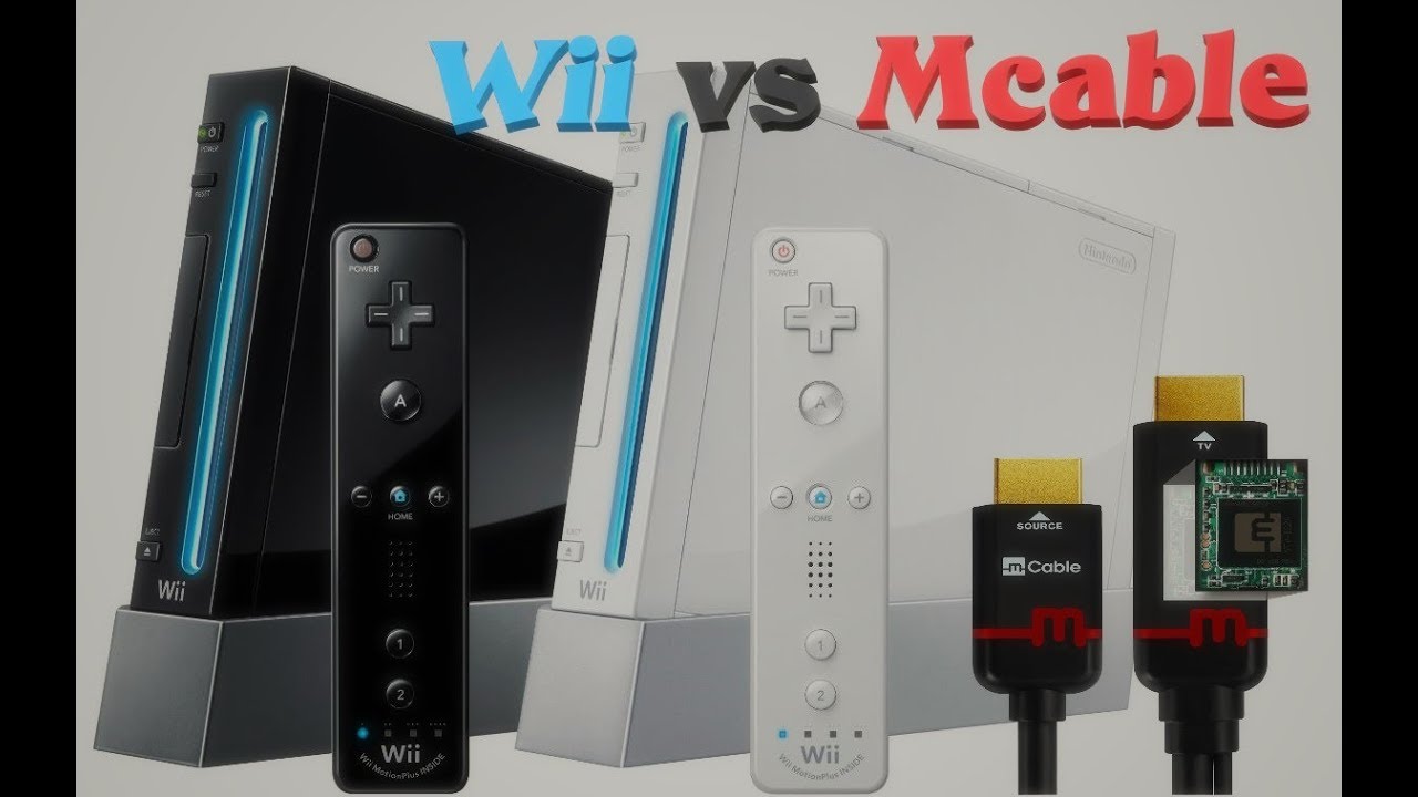 Mcable vs Wii - (3 Grapically Intense Games Tested)