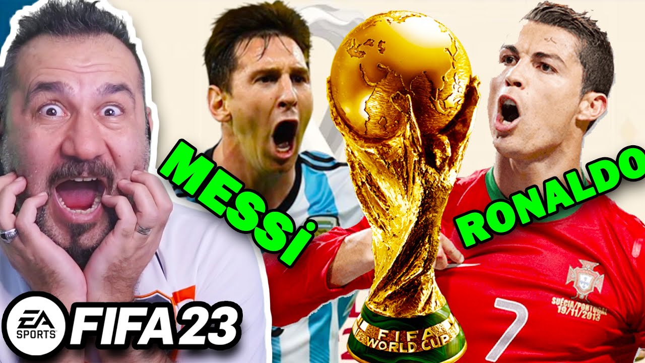 MESSİ mi? RONALDO mu?  FİFA 23 KATAR DÜNYA KUPASI MODU PORTEKİZ-ARJANTİN MAÇI