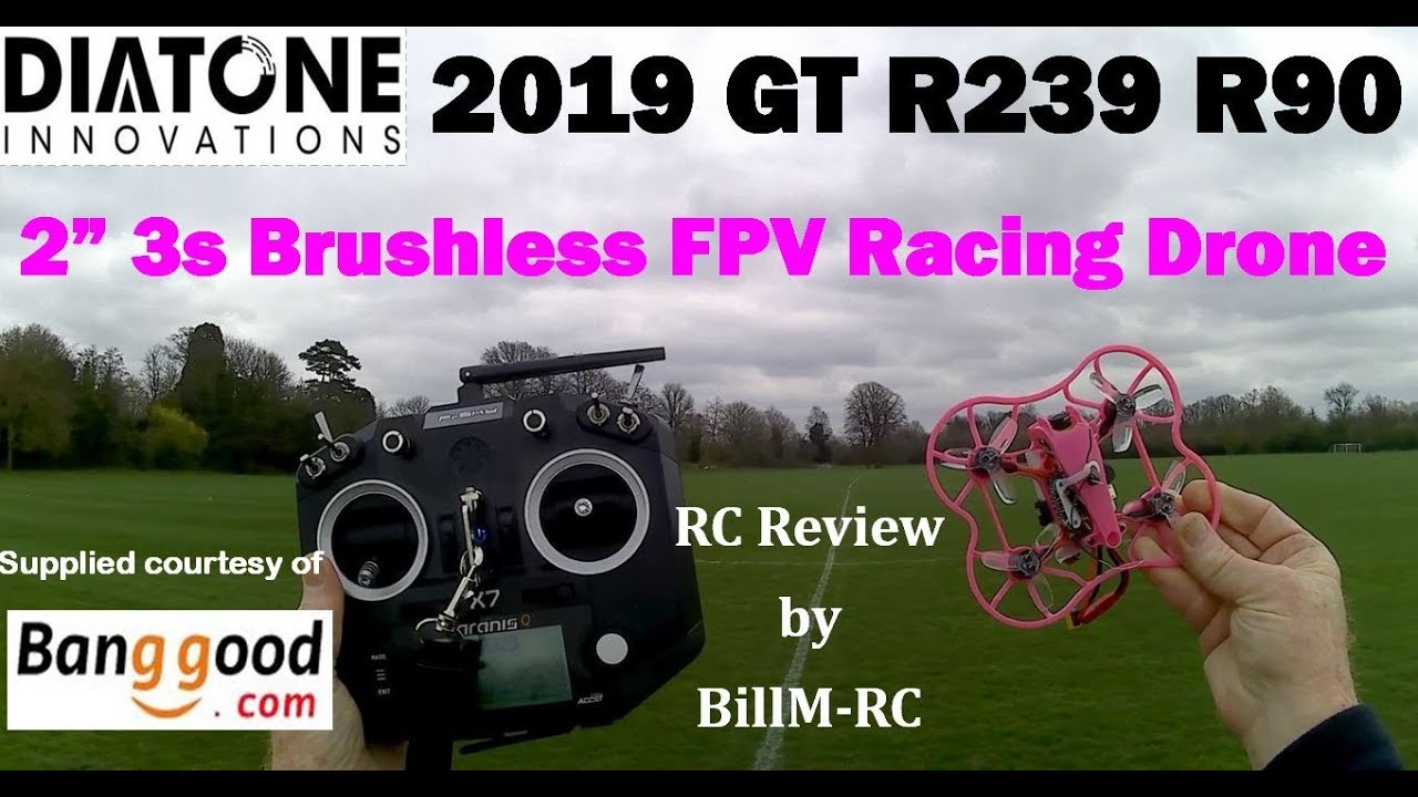 Diatone GT R239 R90 review -  FPV view video clip