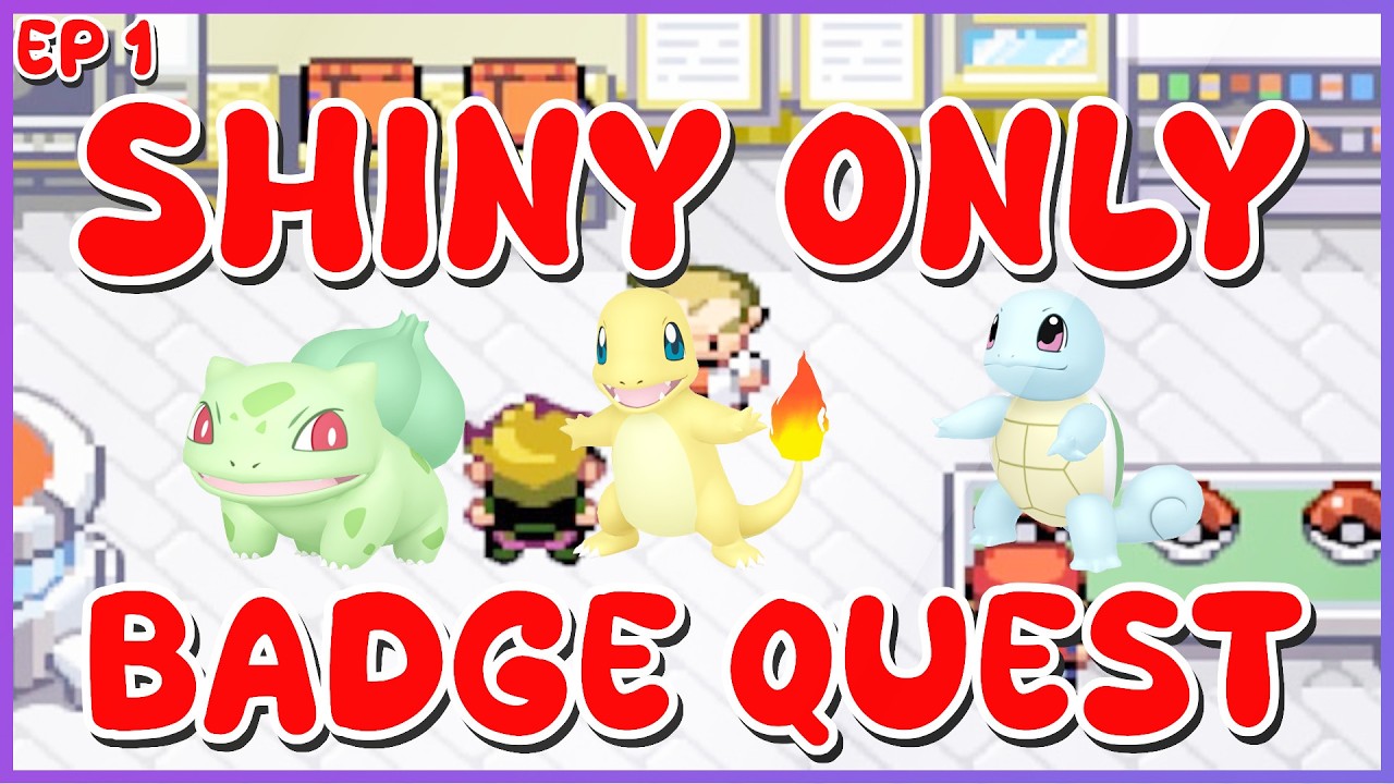 Pokemon Leaf Green Shiny Only Badge Quest