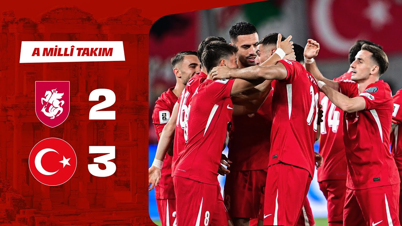 Maç Özeti | Gürcistan 2-3 Türkiye | FIFA Dünya Kupası Avrupa Elemeleri