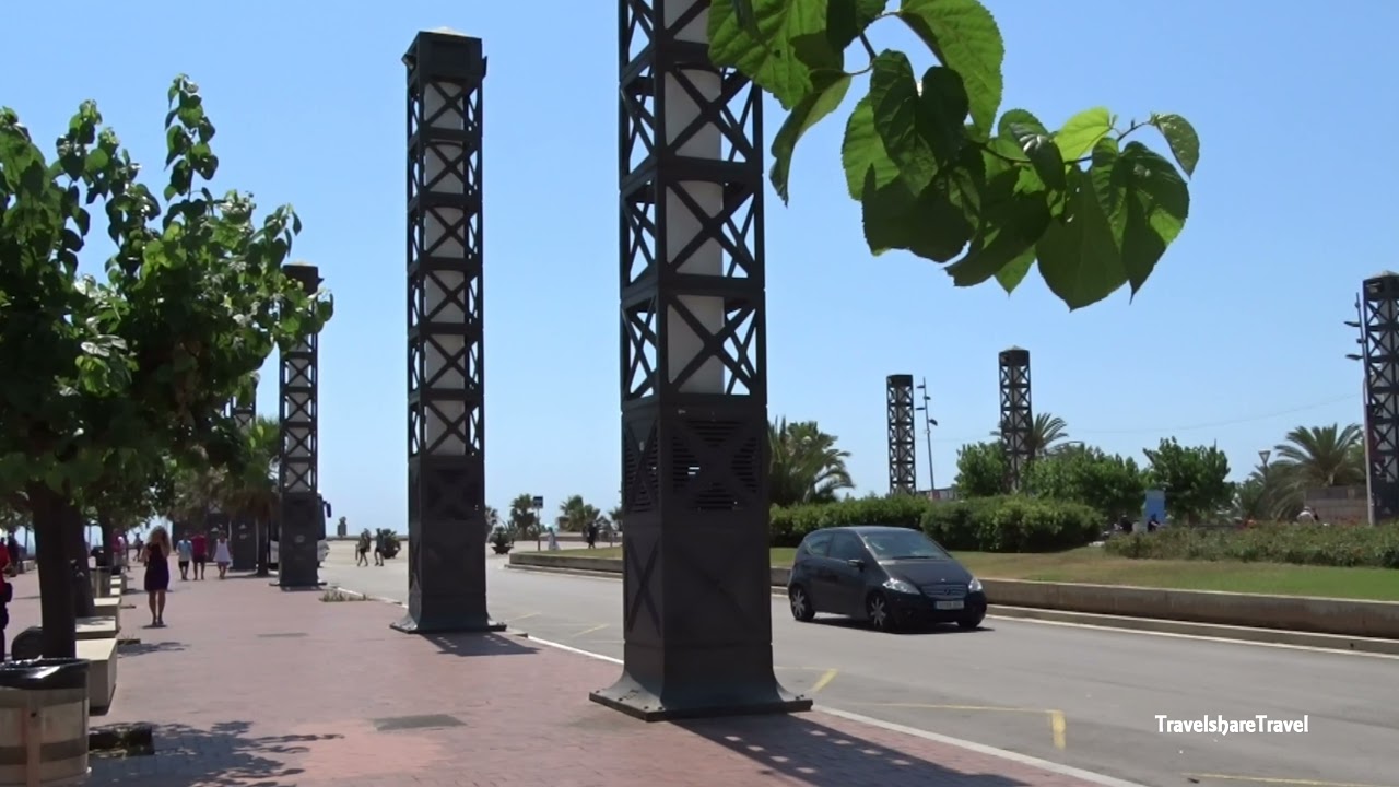 Olympic Harbour Barcelona Spain - Passeig Maritim del Port Olimpic - Casino Barcelona - El Peix Fish