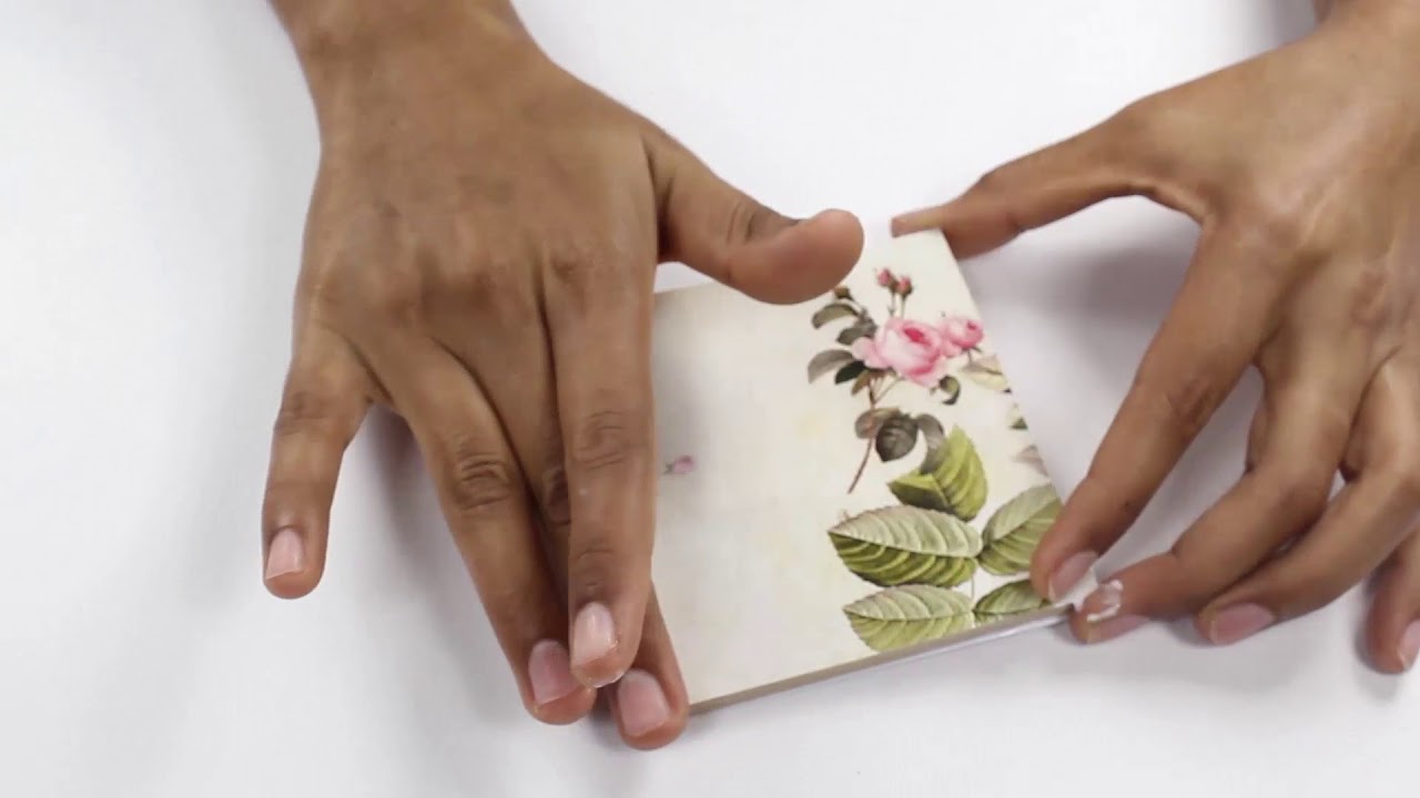 DIY Decoupage Coaster Kit - Make a Quick Double-sided Coaster