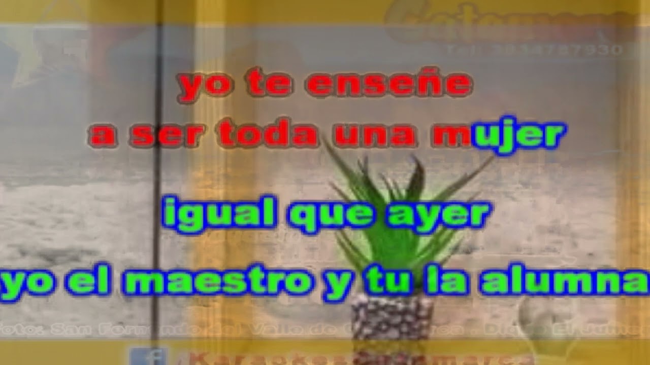 Antonio Rios - pista Karaoke el maestro -  karaoke  2025 ( tono original) Walter Lamberti